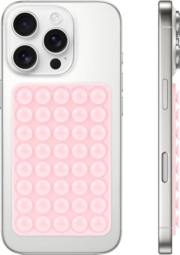 Yojaro Silicone Suction Phone Case Mount, Non Slip Suction Cup Phone Holder for