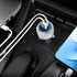 USB C Car Charger Adapter 54W, Bling Diamond PD & QC 2-Port Type C Compact Car Charger