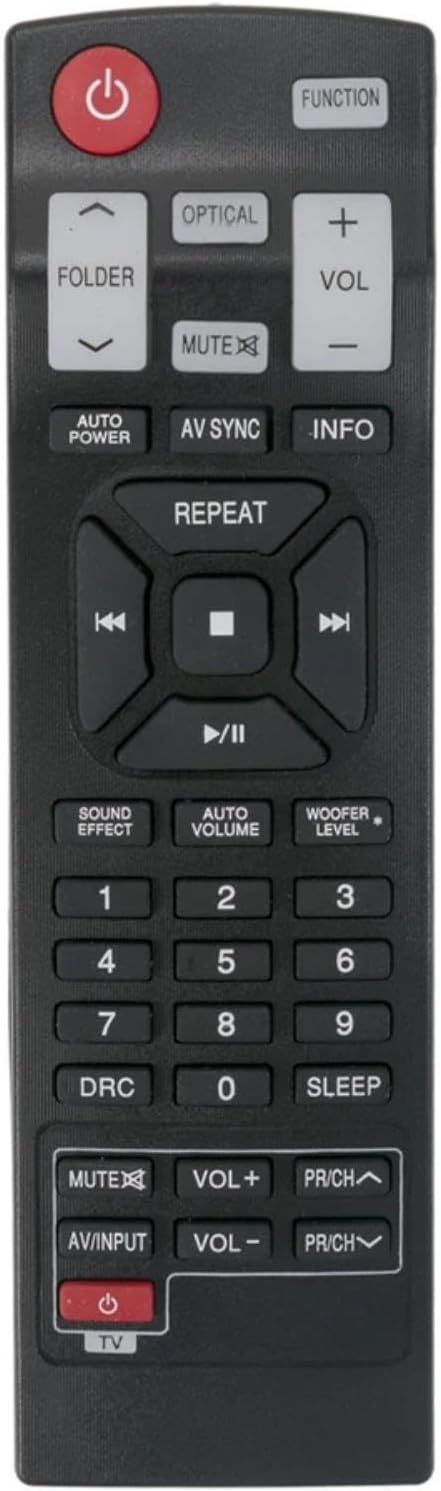 fhsbxcvb AKB73575431 AKB73575422 Replacement Remote Control for LG Soundbar in Living Rooms or