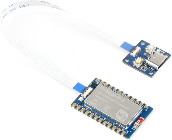 Waveshare RP2040-BLE Development Board, Raspberry Pi Microcontroller Development Board Based On RP2040, Supports