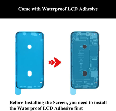 Earpiece Speaker Replacement for iPhone XR, Earspeaker Ear Piece Proximity Light Sensor Flex Cable with Repair Tools