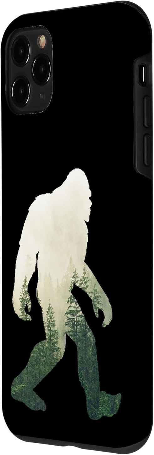 iPhone 11 Pro Sasquatch Yeti Bigfoot Figure Nature Double Exposure Case
