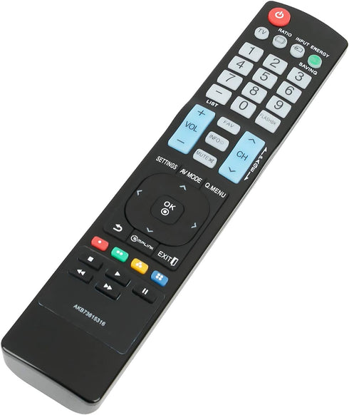 AKB73615316 Replacement Remote Control for LG TV Models 32LS5600, 47LS5600, 42PA4900, 37LS5600, 55LS5650, 55LS5600,