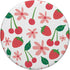 Strawberries and Cherries Pink Flowers Floral Fruit PopSockets Standard PopGrip
