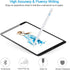 2023 Upgraded Active Stylus Pens for Touch Screens, Stylus Pencil Compatible for Apple,Capacitive Pencil for Kid Drawing, Writing,High Sensitivity,for Touch Screen Devices Tablet,Smartphone (White)