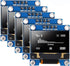 DORHEA 5Pack 0.96 Inch OLED Display Module SSD1306 128x64 Pixel I2C IIC Self-Luminous
