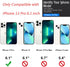 ZVE Wallet Case for iPhone 13 Pro with Wrist Strap, Zipper iPhone Case with RFID Blocking Card Holder Slot, Leather