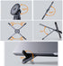 BONERUY 8 3 1 Laptop Stand for Desk, Adjustable Aluminum Alloy Magnetic Foldable Phone Stand, Level Height Adjustable