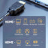 Vorothin 4K 2 2-Pack, 2FT 4K@60Hz, 2.2, 3D, CL3 PS5, PS4, HDMI Cable FT Short HDMI Patch Jumper Cord Shielded HDMI