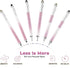 Penyeah Stylus Pens for Touch Screens (4 in 1), Universal Stylus for iPhone/iPad/Android/Samsung/Fire - Dream Pink