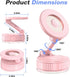 Vooii (130LB 360 Phone Holders for Your Car for Magsafe Car Mount Ultra Suction Cup & Adjustable) Vacuum Cell Phone Car