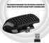 FOSA Chatpad Message Mini Game Keyboard with 2.4G Receiver, Keypad Chat Keyboard with Audio/Headset Jack for Game