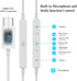 USB C Headphones for iPad Pro & iPhone 15 Pro, HiFi Stereo Earbuds with Mic & Volume Control for Samsung S23, Pixel 7,