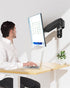 LIFTGO 32 Inch 19.8lbs, 75x75, 100x100, Wall Mount Monitor Arm for Max Computer Screens, Height Adjustable Single
