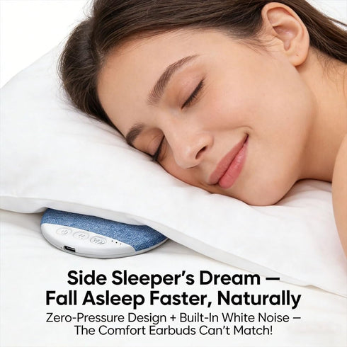 TZVXPGI Bluetooth Pillow Speakers for Sleeping, Ultra-Thin Wireless Under Pillow Sleep Speaker for Side Sleepers, Mini
