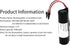 Replacement Battery for Logitech UE Boom/UE Boom2/UE Blast/UE Boom 3 Wireless Bluetooth Speaker, 3400mAh/3.7V