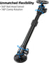 FPN 8.6 11.3 Inch, 1" 25mm All-Aluminum Extension Double Socket Arm, Adjustable Telescopic Mounting Arm to Compatible