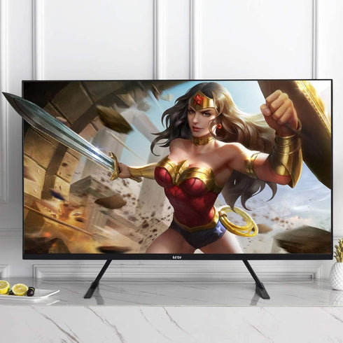 Universal TV Stand, Metal TV Legs for 20-65 inch LCD/LED/OLED/Plasma Flat&Curved Screen TV with Height Adjustment, VESA