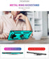 Androgate Samsung Note 9 Phone Case, Galaxy Note 9 Case with 3D PET Screen Protector, Military-Grade Ring Holder, Teal