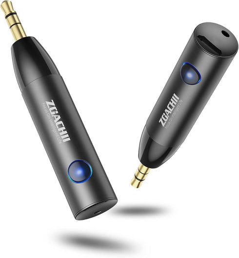 ZOACHII Bluetooth Aux Adapter for Car, Wireless Bluetooth 5.0 Audio Receiver with 3.5mm