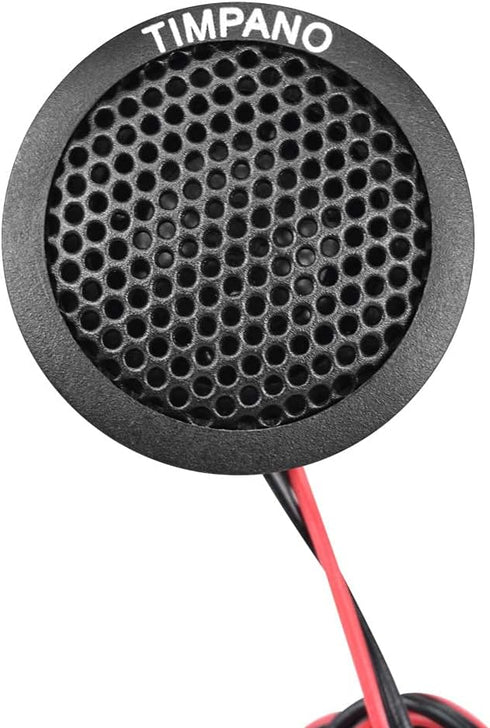 Timpano TPT-ST1 Dome Tweeter, 1 Inch Tweeter Set for Car Audio, 4 Ohm Soft Dome (Pair)