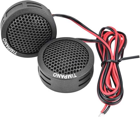 Timpano TPT-ST1 Dome Tweeter, 1 Inch Tweeter Set for Car Audio, 4 Ohm Soft Dome (Pair)