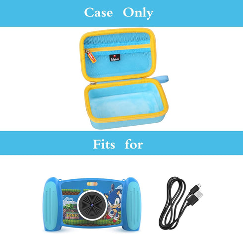 Mchoi Hard Case for FirstTrends Sonic The Hedgehog Interactive Camera, Waterproof Shockproof Protective Case (Case Only)