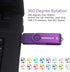 SIMMAX 64GB 2.0 (64GB Memory Stick USB Flash Drives Swivel Thumb Drive Pen Drive Purple)