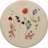 Cute Simple Wildflowers Pattern Design on Beige PopSockets Standard PopGrip