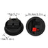 Round Speaker Terminal Cup 4PCS Round Express Spring Clip Double Binding Post Screw Wire Car Subwoofer Speaker Wire Terminal Connector WP2-9
