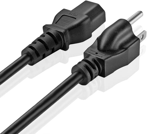 Omnihil 8 Feet AC Power Cord - Compatible with Edison Professional M-6000 PA High Power Speakers