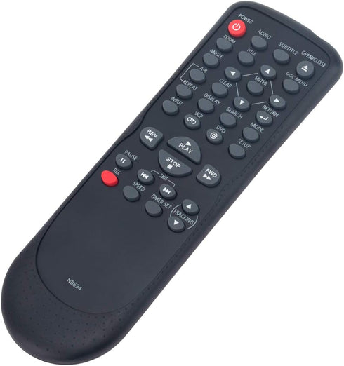 NB694 NB694UH Replacement Remote Control for Sanyo DVD VCR Player, Compatible with FWDV225F