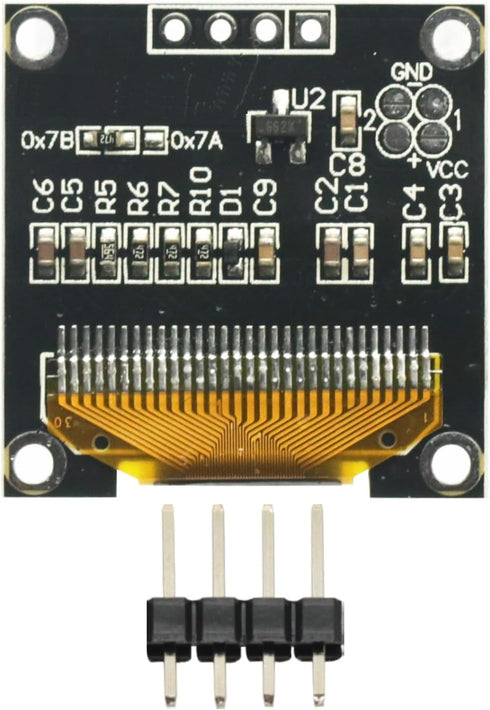 GODIYMODULES 2 0.96 inch I2C 128X64 I2C SSD1306 12864 0.96" Pcs IIC Serial White OLED Display Module LCD Screen Board