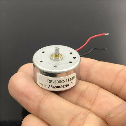 AYEXNSW RF-300C-11440 1.5V-6V 10500RPM 1Pcs Motor DC High Speed DIY Fan Toy Car Boat Model Student Project CD DVD