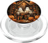 Cute Ghosts Reading Books Halloween Librarian Book Lover PopSockets PopGrip for MagSafe