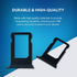 2022 SIM Card Tray Replacement for iPhone SE (Midnight) - Includes SIM Eject Pin Tool and Waterproof Rubber Seal - Easy