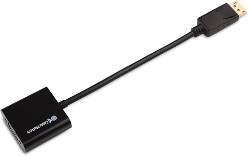 Cable Matters DisplayPort to VGA Adapter, Male to Female, Gold Plated, Black