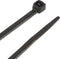 Performance Tool W2910 100 Pc Black Cable Ties, 8-Inch Length, 40 Lbs Tensile Strength, Resealable Bag