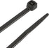 Performance Tool W2910 100 Pc Black Cable Ties, 8-Inch Length, 40 Lbs Tensile Strength, Resealable Bag