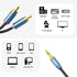 MillSO 3.5mm to RCA AUX Adapter Cable, 10 Feet, Connects Smartphone, Tablet, or MP3 Player to Speaker
