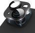 iPhone 15 Plus Camera Lens Protector - Black Metal Aluminium Alloy Ring, 9H Tempered Glass, Case Friendly Cover.