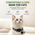 GPS Collar for Cats (Android Only) Pet Tracker, Soccer Style Smart Tag Compatible with Google Find My, Waterproof No