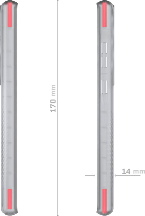 Ghostek COVERT Samsung Galaxy S23 Plus Case, Clear Shockproof Protective Cover with Slim Bumper, Wireless Charging