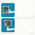 FINXRoll 1/4" 8.46in Foldable Universal Projector & CCTV Camera Wall/Ceiling Mount Bracket (White) - Screw, Adjustable