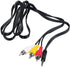GUY-TECH 5FT 3.5mm 3 G2 1080p Cable AV A/V Plug to RCA Audio Video TV Cable Cord Lead for Micca Speck Speck Full-HD