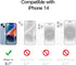 JETech Screen Protector for iPhone 14 6.1-Inch, Tempered Glass Film, 3-Pack