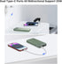NOBIS 10000mAh Pack Portable Charger, Power Bank Fast Charging, Battery with C to C Cable, Battery Bank with Digital