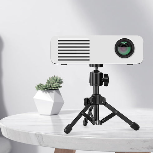 Mini Projector Stand, Table Top Mini Projector Tripod Stand with Tilt Angle Adjustable Small Tripod for Projector Mini, Cameras, DSLR, Smartphones