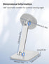 Aoviho 360 16/15/14/13/12 Magnetic Phone Stand for MagSafe Adjustable - Aluminum Portable Phone Holder for Desk