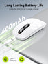 ASLDPUO 5.0/4.0 2.4G Wireless Bluetooth Mouse, Bluetooth & Tri-Mode, Type-C Rechargeable with LED Screen Display